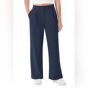 Member's Mark Women's Navy Modern Wide Leg Trouser S-XXL - Brand New